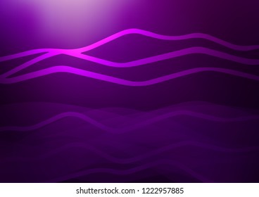 Dark Purple vector background with straight lines. Glitter abstract illustration with colored sticks. The pattern can be used as ads, poster, banner for commercial.