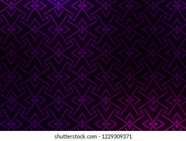Dark Purple vector background with straight lines. Blurred decorative design in simple style with lines. Pattern for ads, posters, banners.