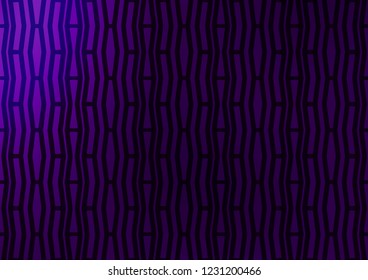 Dark Purple vector background with straight lines. Shining colored illustration with narrow lines. The pattern can be used for busines ad, booklets, leaflets