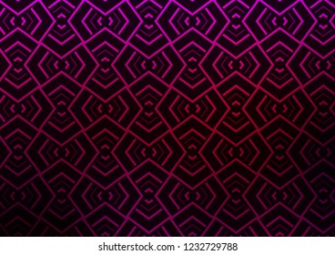 Dark Purple vector background with straight lines. Blurred decorative design in simple style with lines. Pattern for websites, landing pages.