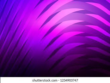 Dark Purple vector background with straight lines. Modern geometrical abstract illustration with staves. The pattern can be used as ads, poster, banner for commercial.