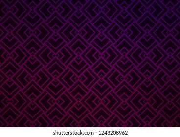 Dark Purple vector background with straight lines. Shining colored illustration with narrow lines. Backdrop for TV commercials.