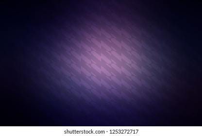 Dark Purple vector background with straight lines. Modern geometrical abstract illustration with Lines. Best design for your ad, poster, banner.