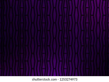Dark Purple vector background with straight lines. Lines on blurred abstract background with gradient. Smart design for your business advert.