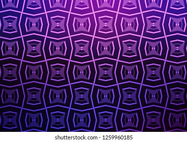 Dark Purple vector background with straight lines. Shining illustration with lines on abstract template. Backdrop for TV commercials.