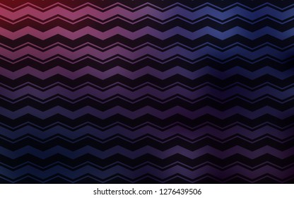Dark Purple vector background with straight lines. Blurred decorative design in simple style with lines. Pattern for ad, booklets, leaflets.