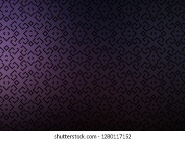 Dark Purple vector background with straight lines. Modern geometrical abstract illustration with staves. Best design for your ad, poster, banner.