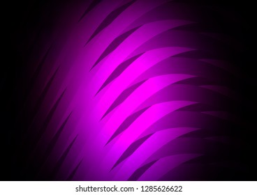 Dark Purple vector background with straight lines. Glitter abstract illustration with colored sticks. The template can be used as a background.