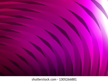 Dark Purple vector background with straight lines. Decorative shining illustration with lines on abstract template. Smart design for your business advert.