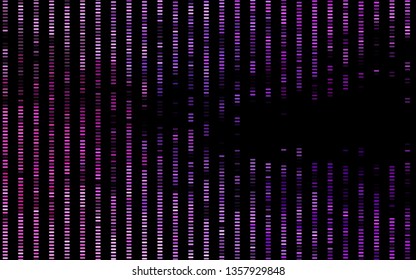Dark Purple vector background with straight lines. Blurred decorative design in simple style with lines. Best design for your ad, poster, banner.