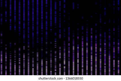 Dark Purple vector background with straight lines. Decorative shining illustration with lines on abstract template. Smart design for your business advert.