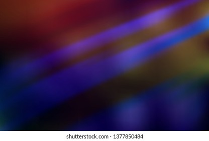 Dark Purple vector background with straight lines. Glitter abstract illustration with colorful sticks. Smart design for your business advert.