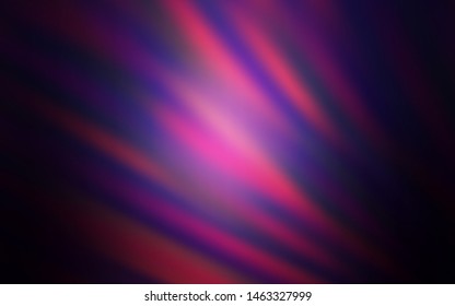 Dark Purple vector background with straight lines. Lines on blurred abstract background with gradient. Pattern for ads, posters, banners.