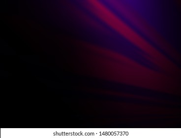 Dark Purple vector background with straight lines. Modern geometrical abstract illustration with staves. Pattern for websites, landing pages.