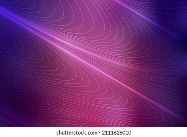 Fondo vector púrpura oscuro con líneas rectas. Ilustración abstracta brillante con palos de colores. Patrón de anuncios, folletos, folletos.