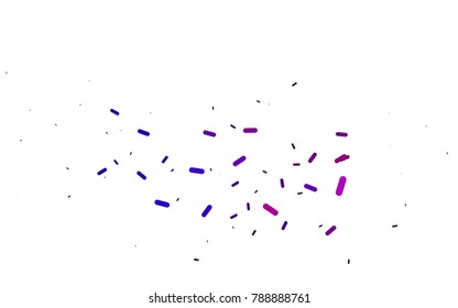 Dark Purple vector background with straight lines. Glitter abstract illustration with colored sticks. The pattern can be used for websites.