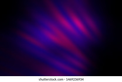 Dark Purple vector background with stright stripes. Glitter abstract illustration with colorful sticks. Template for your beautiful backgrounds.