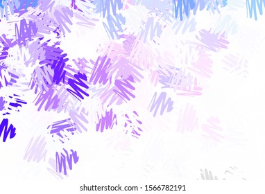 Dark Purple vector background with stright stripes. Blurred decorative design in simple style with lines. Template for your beautiful backgrounds.