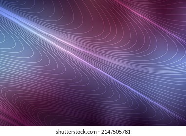 Dark Purple vector background with stright stripes. Shining colored illustration with sharp stripes. Smart design for your business advert.