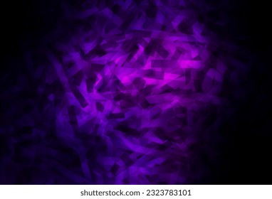 Dark Purple vector background with stright stripes. Shining colored illustration with sharp stripes. Pattern for ads, posters, banners.