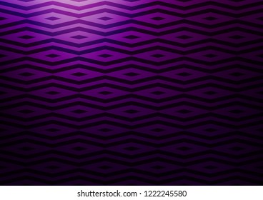 Dark Purple vector background with triangles. Abstract gradient illustration with triangles. Smart design for your business advert.