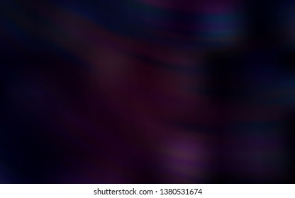 Dark Purple vector background with wry lines. Colorful illustration in abstract style with gradient. Abstract design for your web site.