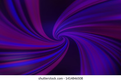 Dark Purple vector background with wry lines. Colorful abstract illustration with gradient lines. Abstract style for your business design.