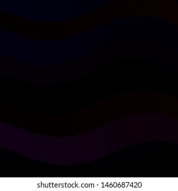 Dark Purple vector background with wry lines. Colorful geometric sample with gradient curves.  Pattern for ads, commercials.