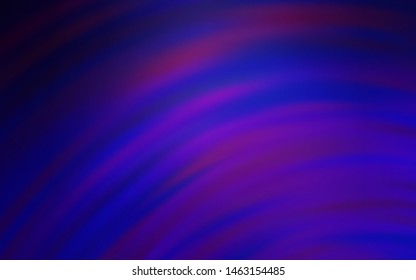 Dark Purple vector background with wry lines. A circumflex abstract illustration with gradient. Template for cell phone screens.