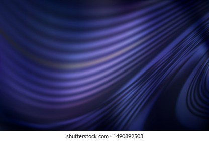 Dark Purple vector background with wry lines. Colorful illustration in simple style with gradient. Abstract style for your business design.