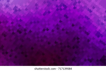 Dark Purple vector bandy background. Shining crooked illustration in a brand-new style. The completely new template can be used for your brand book.