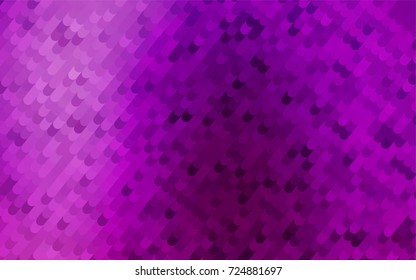 Dark Purple vector bandy background. Creative geometric illustration in Origami style with gradient. The textured pattern can be used for background.