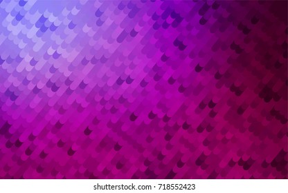 Dark Purple vector bandy template. Glitter abstract illustration with wry lines. A completely new template for your business design.
