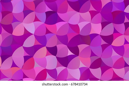 Dark Purple vector banner with circles, spheres. Abstract spots. Background of Art bubbles in halftone style with colored gradient.