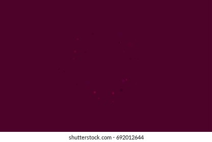 Dark Purple vector banner with circles, spheres. Abstract spots. Background of Art bubbles in halftone style with colored gradient.
