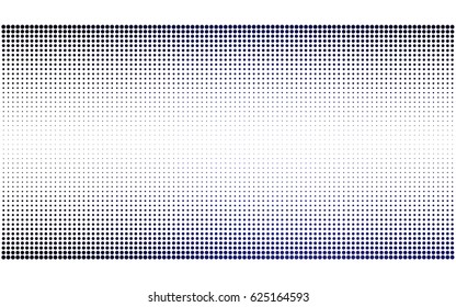 Dark Purple vector banner set of circles, spheres. Donuts Background. Creative Design Templates. Technology halftone illustration.