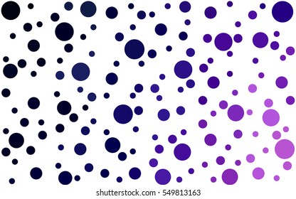 Dark Purple Vector banners banners set of circles, spheres. Network design, technology science, vector illustration