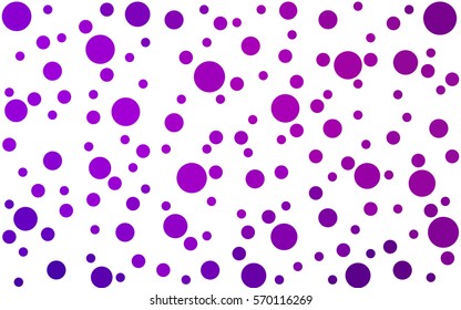 Dark Purple Vector banners banners set of circles, spheres. Network design, technology science, vector illustration