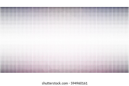 Dark Purple vector banners set of circles, spheres. Abstract spots. Art Background of bubbles in halftone style with colored gradient.