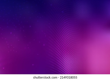 Dark Purple vector Beautiful colored illustration with blurred circles in nature style. Abstract illustration with colored bubbles in nature style. Smart design for business ads.