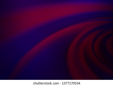 Dark Purple vector blur pattern. A vague abstract illustration with gradient. A completely new design for your business.
