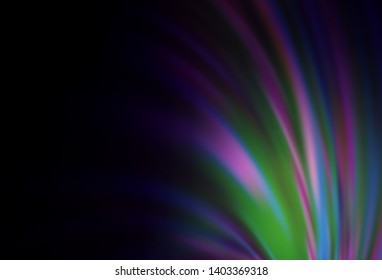 Dark Purple vector blurred background. Glitter abstract illustration with gradient design. Background for a cell phone.