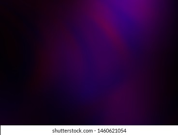 Dark Purple vector blurred background. A completely new color illustration in a bokeh style. The best blurred design for your business.