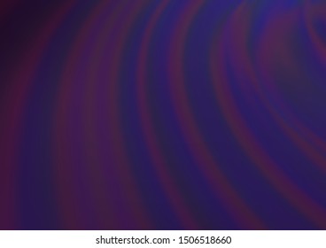 Dark Purple vector blurred background. Colorful illustration in abstract style with gradient. The template can be used for your brand book.