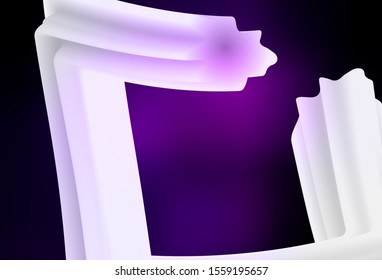 Dark Purple vector blurred background. Modern abstract illustration with gradient. Background for a cell phone.