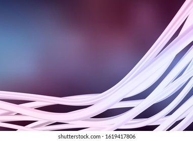 Dark Purple vector blurred background. Glitter abstract illustration with gradient design. Smart design for your work.