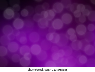Dark Purple vector blurred bright background. Colorful illustration in blurry style with gradient. Brand new style for your business design.