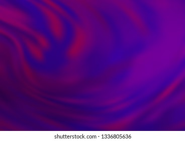 Dark Purple vector blurred bright pattern. Colorful illustration in abstract style with gradient. The template can be used for your brand book.
