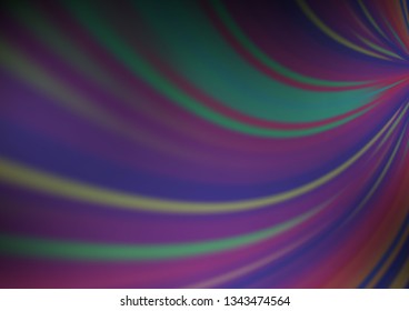 Dark Purple vector blurred bright template. Colorful illustration in abstract style with gradient. A completely new template for your design.