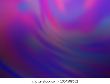 Dark Purple vector blurred bright template. A vague abstract illustration with gradient. Brand new style for your business design.